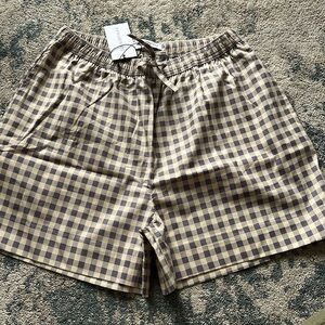 WEWOREWHAT Checker Cotton Boxer Shorts size S